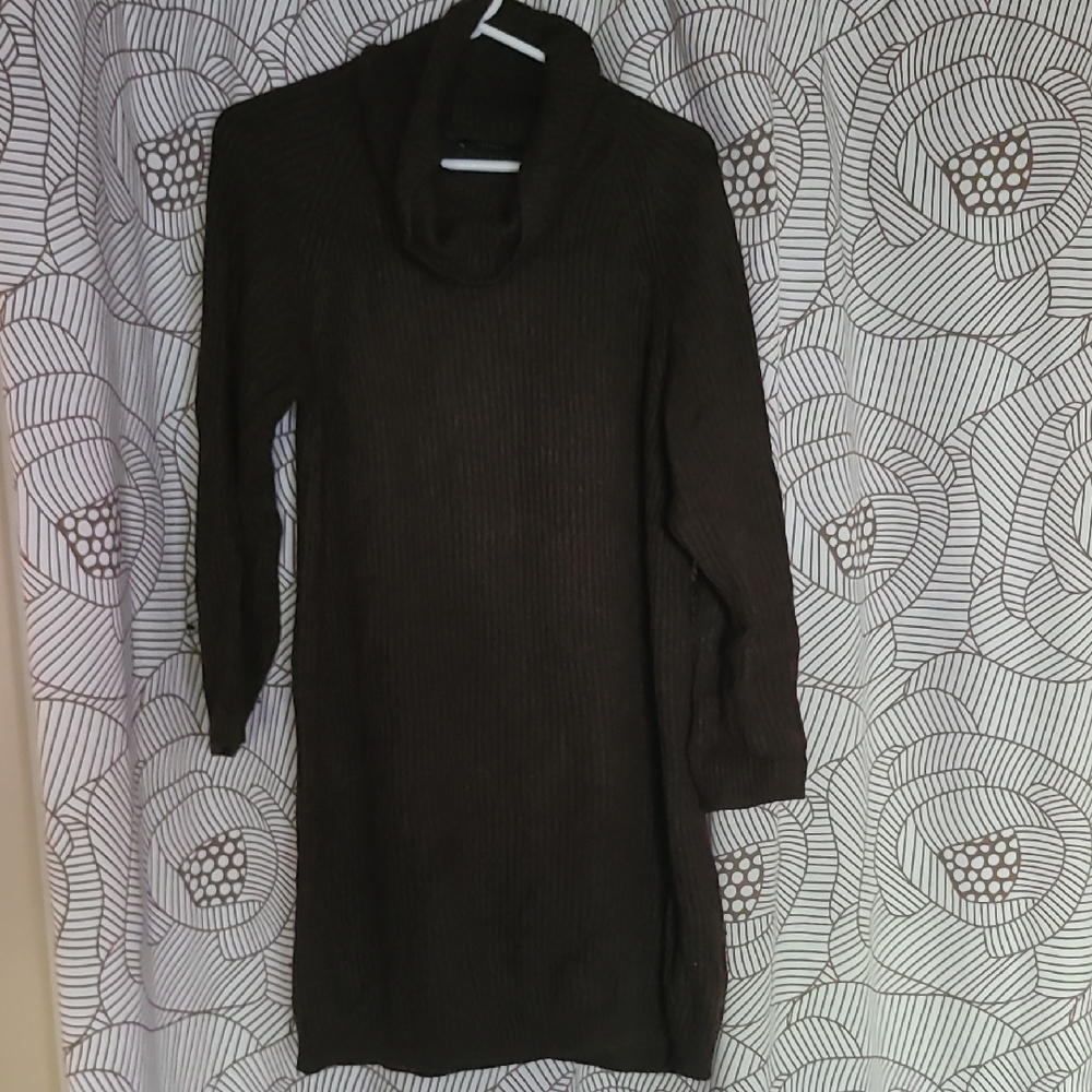 Talula Dark Brown Cowl Neck Sweater